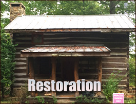 Historic Log Cabin Restoration  Covington, Ohio